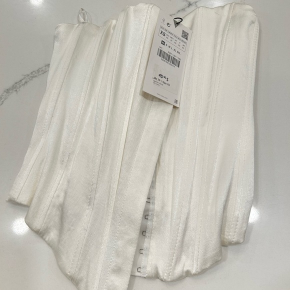 COPY - BRAND NEW Zara white corset top xs - Picture 3 of 4